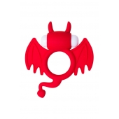 Красное эрекционное кольцо на пенис JOS COCKY DEVIL - JOS - в Находке купить с доставкой