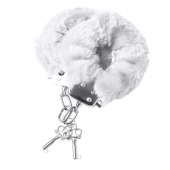 Наручники с белой меховой опушкой - ToyFa - купить с доставкой в Находке