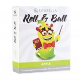 Стимулирующий презерватив-насадка Roll   Ball Apple - Sitabella - купить с доставкой в Находке
