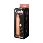 Телесная насадка-удлинитель из неоскин - 19,5 см. - LOVETOY (А-Полимер) - в Находке купить с доставкой