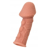 Насадка на фаллос с пузыриками, венками и ребристостью KOKOS Extreme Sleeve 09 - 12,7 см. - KOKOS - в Находке купить с доставкой