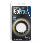 Черно-желтое силиконовое эрекционное кольцо Silicone Go Pro Cock Ring - Blush Novelties - в Находке купить с доставкой