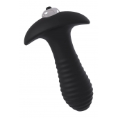 Черный анальный вибромассажер SPIRAL PLUG - 11 см. - Dream Toys