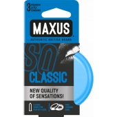 Классические презервативы в железном кейсе MAXUS Classic - 3 шт. - Maxus - купить с доставкой в Находке