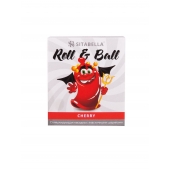 Стимулирующий презерватив-насадка Roll   Ball Cherry - Sitabella - купить с доставкой в Находке