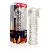 Закрытая прозрачная насадка на пенис Crystal Sleeve Faraon - 13,5 см. - Erowoman-Eroman - в Находке купить с доставкой