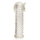 Закрытая прозрачная насадка на пенис Crystal Sleeve Faraon - 13,5 см. - Erowoman-Eroman - в Находке купить с доставкой
