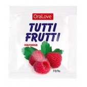 Пробник гель-смазки Tutti-frutti с малиновым вкусом - 4 гр. - Биоритм - купить с доставкой в Находке