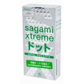Презервативы Sagami Xtreme Type-E с точками - 10 шт. - Sagami - купить с доставкой в Находке