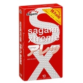 Утолщенные презервативы Sagami Xtreme Feel Long с точками - 10 шт. - Sagami - купить с доставкой в Находке