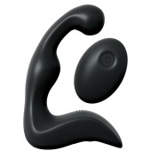Черный вибромассажер простаты с пультом ДУ Control P-Spot Pro - Pipedream - в Находке купить с доставкой