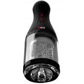 Прозрачный мастурбатор-ротатор с голосовым сопровождением Talk Dirty Rotobator - Pipedream - в Находке купить с доставкой