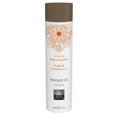 Массажное масло с ароматом апельсина с добавлением сандалового масла - 100 мл. - Shiatsu - купить с доставкой в Находке