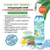 Очищающий спрей для игрушек CLEAR TOY Tropic - 100 мл. - Биоритм - купить с доставкой в Находке