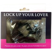 Черные меховые наручники Love с ключиками - Baile - купить с доставкой в Находке