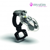 Пояс верности с электростимуляцией Pubic Enemy No 3 - MyStim - купить с доставкой в Находке