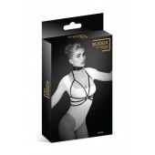 Черная упряжь на грудь Julia - Bijoux Pour Toi - купить с доставкой в Находке
