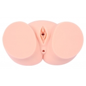 Мастурбатор-полуторс Cherry с вибрацией и двумя любовными тоннелями - KOKOS - в Находке купить с доставкой