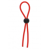 Красное эрекционное лассо с одной бусиной-утяжкой STRETCHY THIN LASSO - Dream Toys - в Находке купить с доставкой