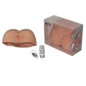 Вагина из киберкожи с присосками и вибрацией - LOVETOY (А-Полимер) - в Находке купить с доставкой