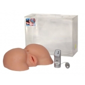 Реалистичная попка из неоскин с вибрацией - LOVETOY (А-Полимер) - в Находке купить с доставкой