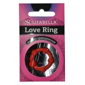 Эрекционное кольцо из киберкожи со стимулирующими бусинами - Sitabella - в Находке купить с доставкой