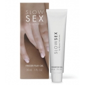 Гель для мастурбации с ароматом кокоса Slow Sex Finger Play Gel - 30 мл. - Bijoux Indiscrets - купить с доставкой в Находке