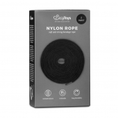 Черная веревка для бондажа Easytoys Bondage Rope - 5 м. - Easy toys - купить с доставкой в Находке