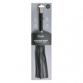 Черная плеть Easytoys Flogger With Metal Grip - 38 см. - Easy toys - купить с доставкой в Находке