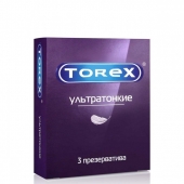 Презервативы Torex  Ультратонкие  - 3 шт. - Torex - купить с доставкой в Находке
