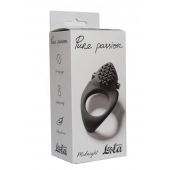 Черное эрекционное виброкольцо Pure Passion Midnight - Lola Games - в Находке купить с доставкой