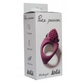 Бордовое эрекционное виброкольцо Pure Passion Midnight - Lola Games - в Находке купить с доставкой