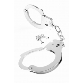 Металлические серебристые наручники Designer Metal Handcuffs - Pipedream - купить с доставкой в Находке