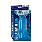 Синяя вакуумная помпа MENZSTUFF PENIS ENLARGER - Dream Toys - в Находке купить с доставкой