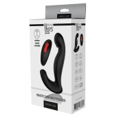 Черный вибромассажер простаты SWIRLING P-PLEASER - Dream Toys - в Находке купить с доставкой