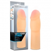 Телесная насадка-удлинитель на пенис PERFORMANCE 1.5INCH COCK XTENDER - 16 см. - Blush Novelties - в Находке купить с доставкой