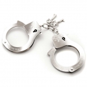 Металлические наручники Metal Handcuffs - Fifty Shades of Grey - купить с доставкой в Находке