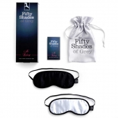 Набор из двух масок на глаза Soft Blindfold Twin Pack - Fifty Shades of Grey - купить с доставкой в Находке