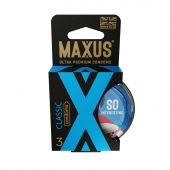 Классические презервативы в пластиковом кейсе MAXUS Classic - 3 шт. - Maxus - купить с доставкой в Находке