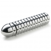 Рельефный фаллос для интенсивного электросекса Groovey George - 20 см. - MyStim - купить с доставкой в Находке