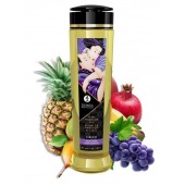 Массажное масло Libido Exotic Fruits с ароматом экзотических фруктов - 240 мл. - Shunga - купить с доставкой в Находке