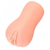 Телесный вибромастурбатор-вагина с рельефом EMILY AUTO - KOKOS - в Находке купить с доставкой