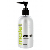 Лубрикант с согревающим эффектом MALE Cobeco Warm Lubricant - 250 мл. - Cobeco - купить с доставкой в Находке