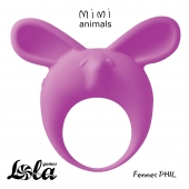 Фиолетовое эрекционное кольцо Fennec Phil - Lola Games - в Находке купить с доставкой