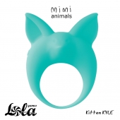 Зеленое эрекционное кольцо Kitten Kyle - Lola Games - в Находке купить с доставкой