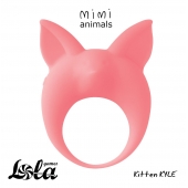 Оранжевое эрекционное кольцо Kitten Kyle - Lola Games - в Находке купить с доставкой