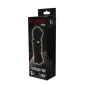 Черная веревка для шибари DELUXE BONDAGE ROPE - 5 м. - Dream Toys - купить с доставкой в Находке