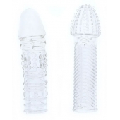 Комплект из 2 прозрачных насадок на пенис PENIS EXTENDER PACK - Dream Toys - в Находке купить с доставкой