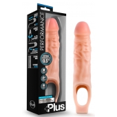 Телесный реалистичный фаллоудлинитель 9 Inch Silicone Cock Sheath Penis Extender - 22,86 см. - Blush Novelties - в Находке купить с доставкой