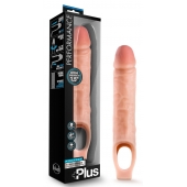 Телесный реалистичный фаллоудлинитель 10 Inch Silicone Cock Sheath Penis Extender - 25,4 см. - Blush Novelties - в Находке купить с доставкой